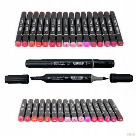 MARKERY DWUSTRONNE TOUCH W ETUI - ZESTAW 80 szt