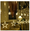 Girlanda LAMPKI kurtyna świetlna z gwiazdkami LED