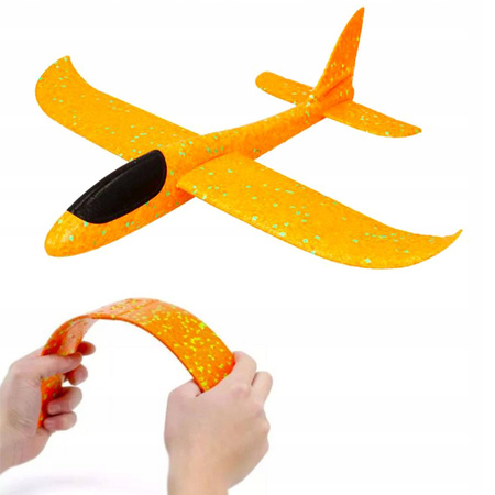 SAMOLOT ŚWIECĄCY LED ZE STYROPIANU STYROPIANOWY