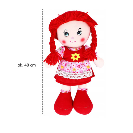 DUŻA LALKA SZMACIANA ZUZIA MÓWI ŚPIEWA PO POLSKU