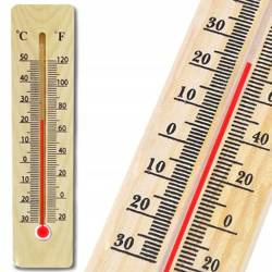 TERMOMETR POKOJOWY DREWNIANY WEWNĘTRZNY