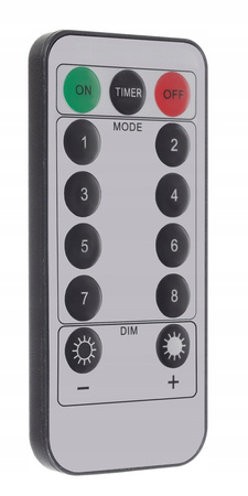 Kurtyna świetlna 300 LED 3x3 metry na USB z pilotem lampki choinkowe 8 trybów - multikolor