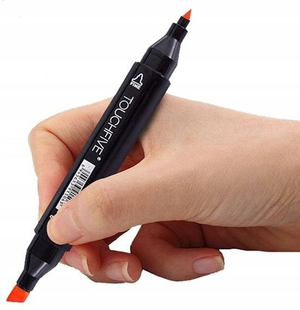 MARKERY ALKOHOLOWE TOUCH ZESTAW 48 szt DWUSTRONNE