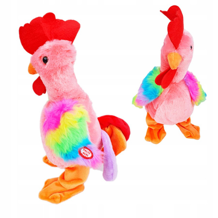 KOGUT RÓŻOWY INTERAKTYWNY TAŃCZĄCY