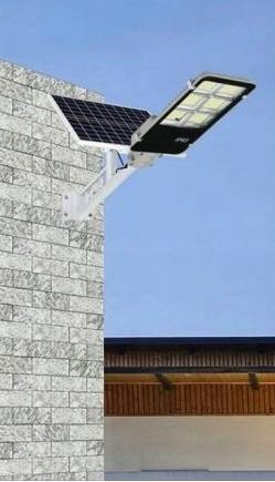 LATARNIA ULICZNA 500W LAMPA SOLARNA SLIM+PANEL
