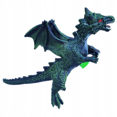 SM1 DUŻY GUMOWY SMOK DINOZAUR Z DŹWIĘKIEM