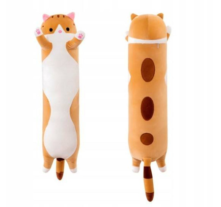 DŁUGI KOTEK MASKOTKA PODUSZKA PLUSZAK 50 CM