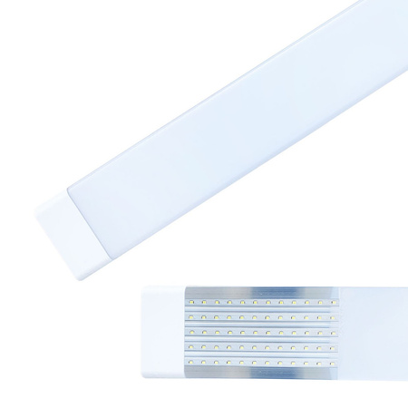 LAMPA LED 120 cm  480w BARWA ZIMNA  oprawa natynkowa