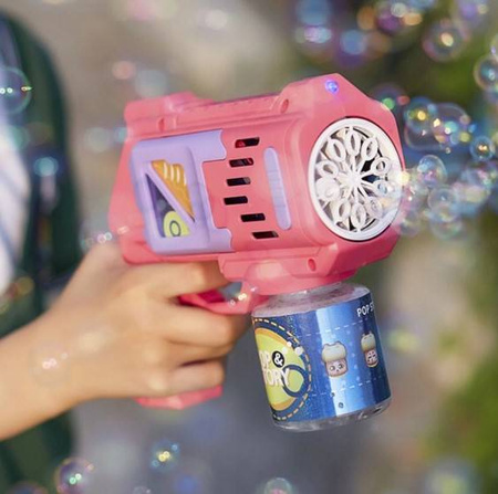 MASZYNA DO BANIEK PISTOLET NA BATERIE DLA DZIECI