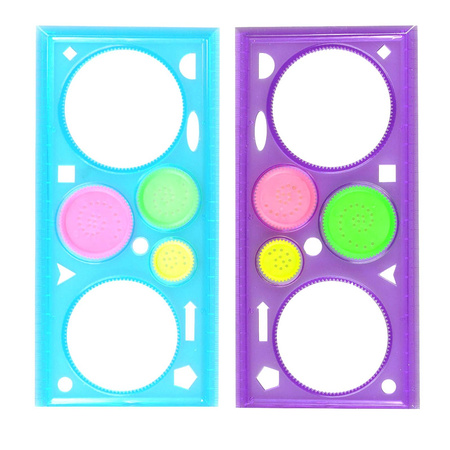 SPIROGRAF - szablon hit edukacyjny linijka