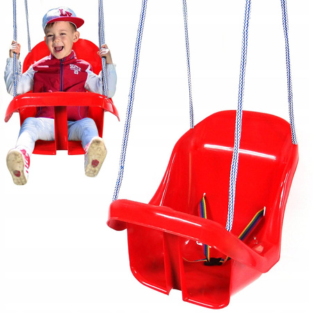 HUŚTAWKA KUBEŁKOWA CZERWONA