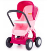 Wózek dla lalek spacerowy "Alisa" 4kołowy (różowy)