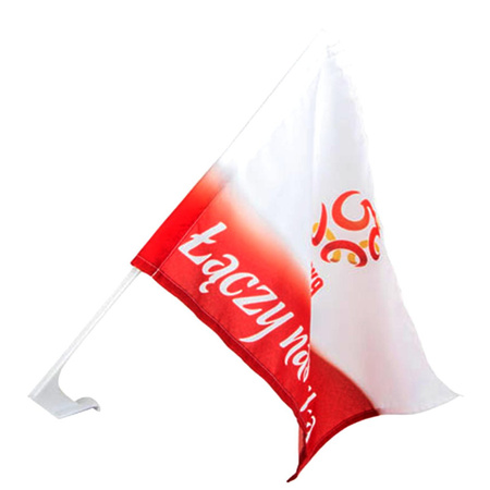 CHORĄGIEWKI flagi samochodowe 10 sztuk POLSKA