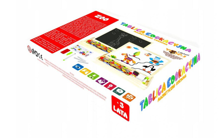 EDUKACYJNA DUŻA WIELOFUNKCYJNA TABLICA MAGNETYCZNA FARMA