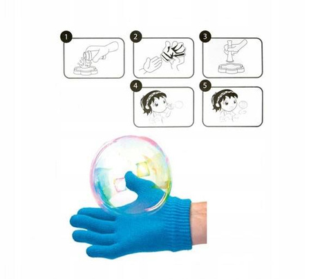 BAŃKI I RĘKAWICZKI DO ŁAPANIA BANIEK MYDLANYCH