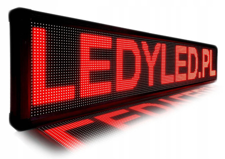 REKLAMA TABLICA LED 132 x 40 cm wyświetlacz ekran