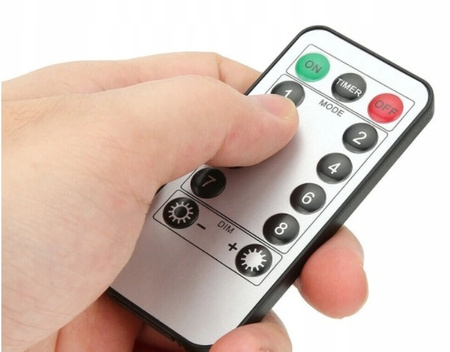 KURTYNA ŚWIETLNA CIEPŁY 300 LED USB 3x3M + PILOT