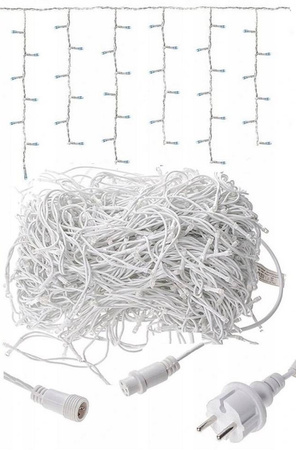 LAMPKI SOPLE 300 LED - BIAŁE ZIMNE Z BIAŁYM FLASHEM