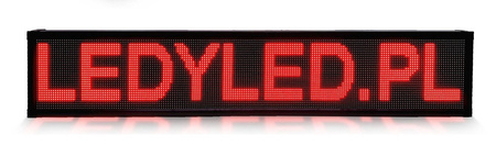 REKLAMA TABLICA LED 132 x 40 cm wyświetlacz ekran