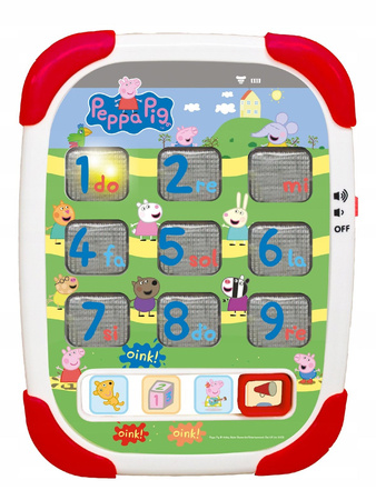 ŚWINKA PEPPA TABLET EDUKACYJNY DLA DZIECI POLSKI