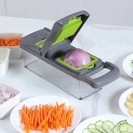 Krajalnica, Szatkownica, Tarka do warzyw owoców WIELOFUNKCYJNA 16w1 ZESTAW