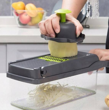 Krajalnica, Szatkownica, Tarka do warzyw owoców WIELOFUNKCYJNA 16w1 ZESTAW