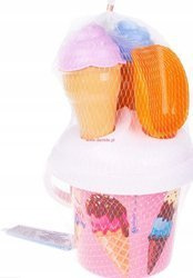 ZESTAW LODY W WIADERKU DO PIACHU FOREMKI