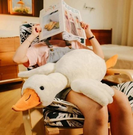 10 x PODUSZKA MASKOTKA PLUSZAK GĘŚ 70 CM