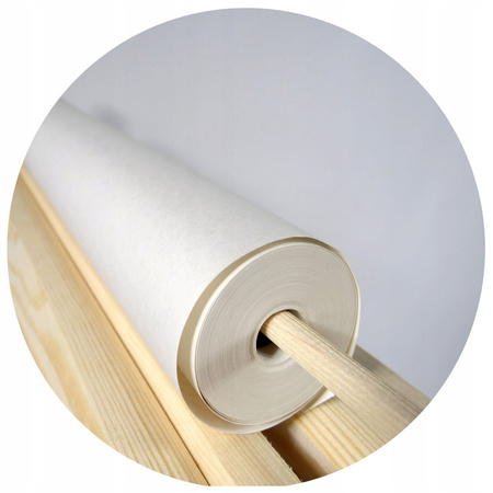 DUŻA TABLICA Z PAPIEREM MAGNETYCZNO - KREDOWA