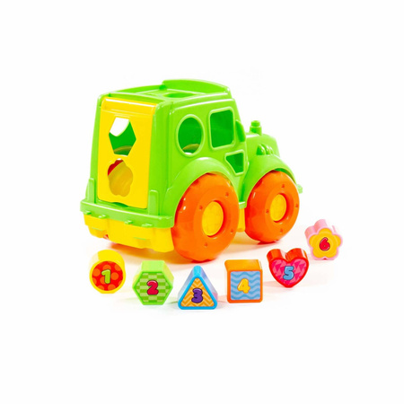 TRAKTOR EDUKACYJNY Z KLOCKAMI