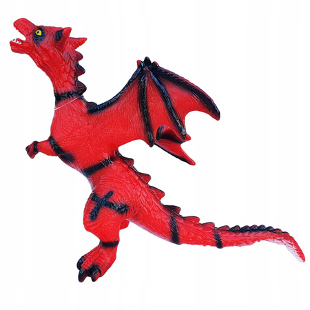 SM6 DUŻY GUMOWY SMOK DINOZAUR Z DŹWIĘKIEM