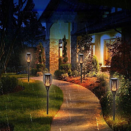 LAMPA SOLARNA OGRODOWA  POCHODNIA  XL(2SZT)