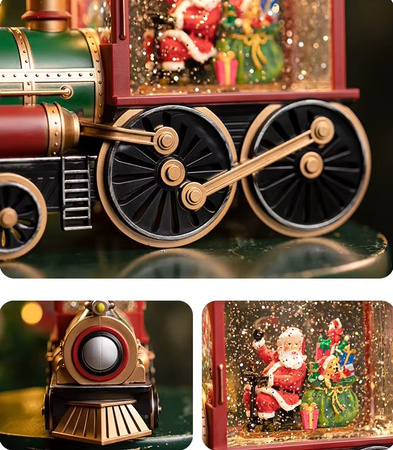 POCIĄG Z MIKOŁAJEM - OZDOBA ŚWIĄTECZNA