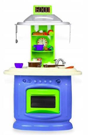 DUŻA KUCHNIA 100cmNIEBIESKA dla dzieci kuchenkaPL