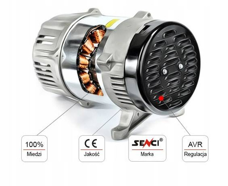 Agregat prądotwórczy Diesel 8.5kVA Na Budowę