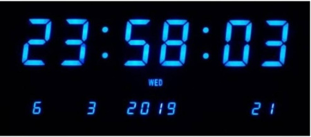 ZEGAR CYFROWY LED WYŚWIETLACZ DATA TERMOMETR 3074