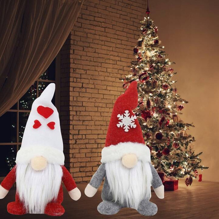 SKRZAT 2 X KRASNAL ŚWIĄTECZNY STOJĄCY PREZENT OZDOBA DEKORACJA ŚWIĄTECZNA