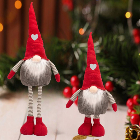 SKRZAT KRASNAL GNOM ŚWIĄTECZNY TELESKOPOWY STOJĄCY MEGA GIGANT NA PREZENT