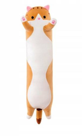 DŁUGI KOTEK MASKOTKA PODUSZKA PLUSZAK 50 CM