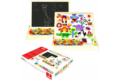 EDUKACYJNA DUŻA WIELOFUNKCYJNA TABLICA MAGNETYCZNA FARMA