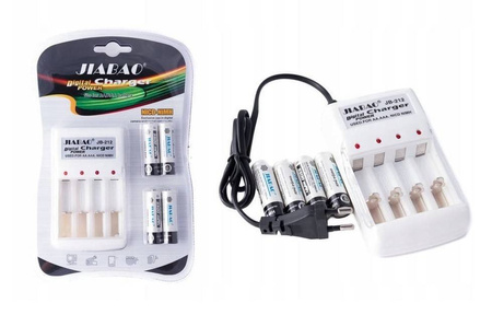 ŁADOWARKA BATERII R3 R6 AA AAA + AKUMULATORKI