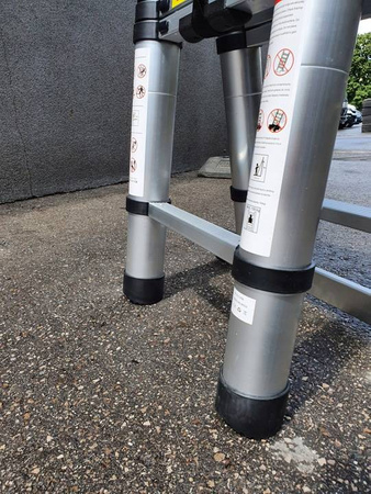 4,4 m DRABINA PODWÓJNA TELESKOPOWA PRZEGUBOWA