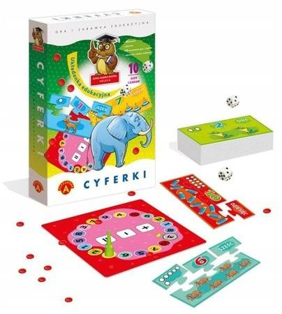 G08 Sowa Mądra Głowa -układanka edukacyjna Cyferki