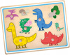 DINOZAURY DREWNIANA UKŁADANKA ŚWINKA PEPPA