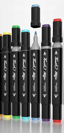 MARKERY DWUSTRONNE TOUCH W ETUI - ZESTAW 80 szt