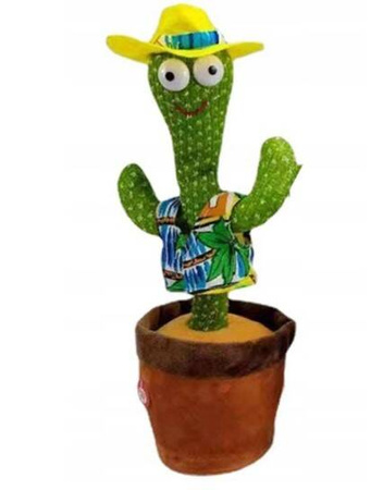 Śpiewający i tańczący kaktus 33cm
