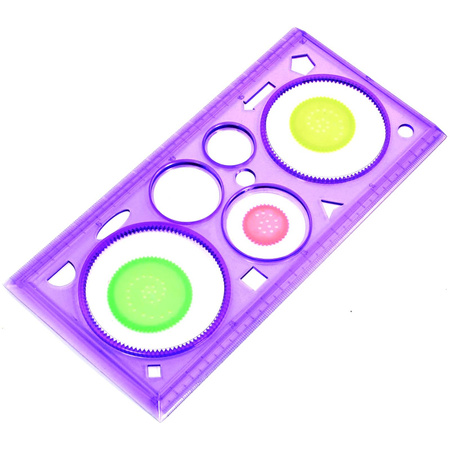 SPIROGRAF - szablon hit edukacyjny linijka