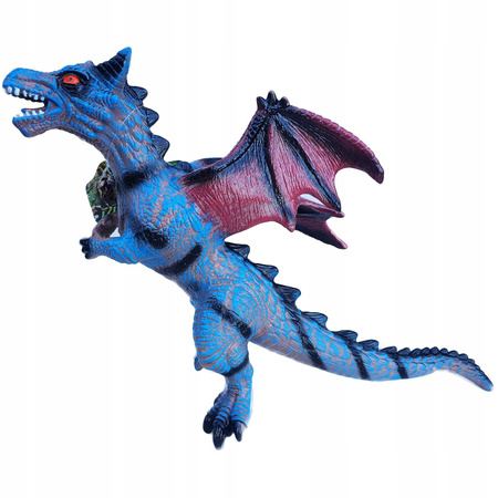 SM2 DUŻY GUMOWY SMOK DINOZAUR Z DŹWIĘKIEM