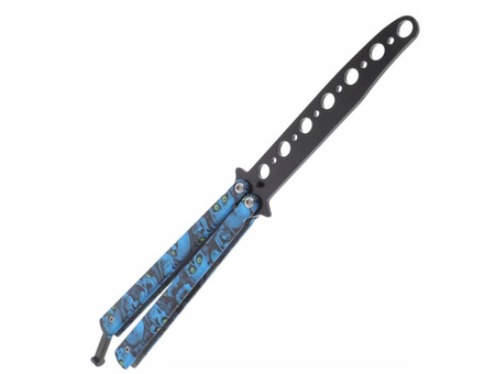 NÓŻ MOTYLKOWY TRENINGOWY TĘPY MOTYLEK DO TRENINGU