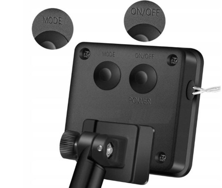 DRUCIK GIRLANDA SOLARNA LAMPKI NA DRUCIKU OGRODOWE 200 cm barwa zimna biała